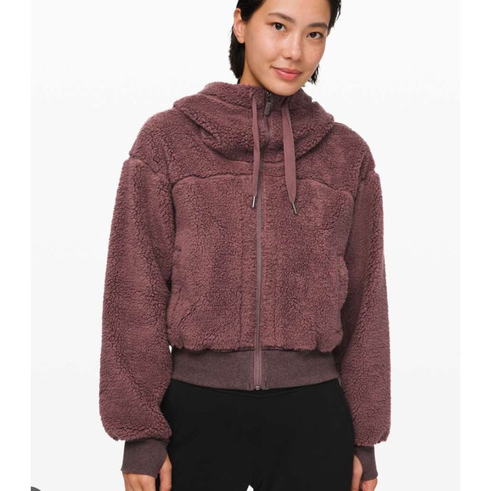 Lululemon Short and Sweet Reversible Jacket - Small - Heathered Antique Bark